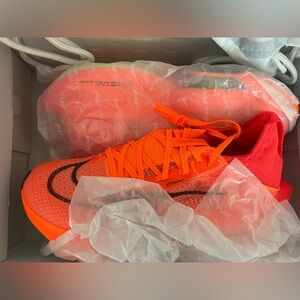 Nike Women’s Air Zoom Next% Alphafly2 - Size 9 - Orange/Black - Brand new!